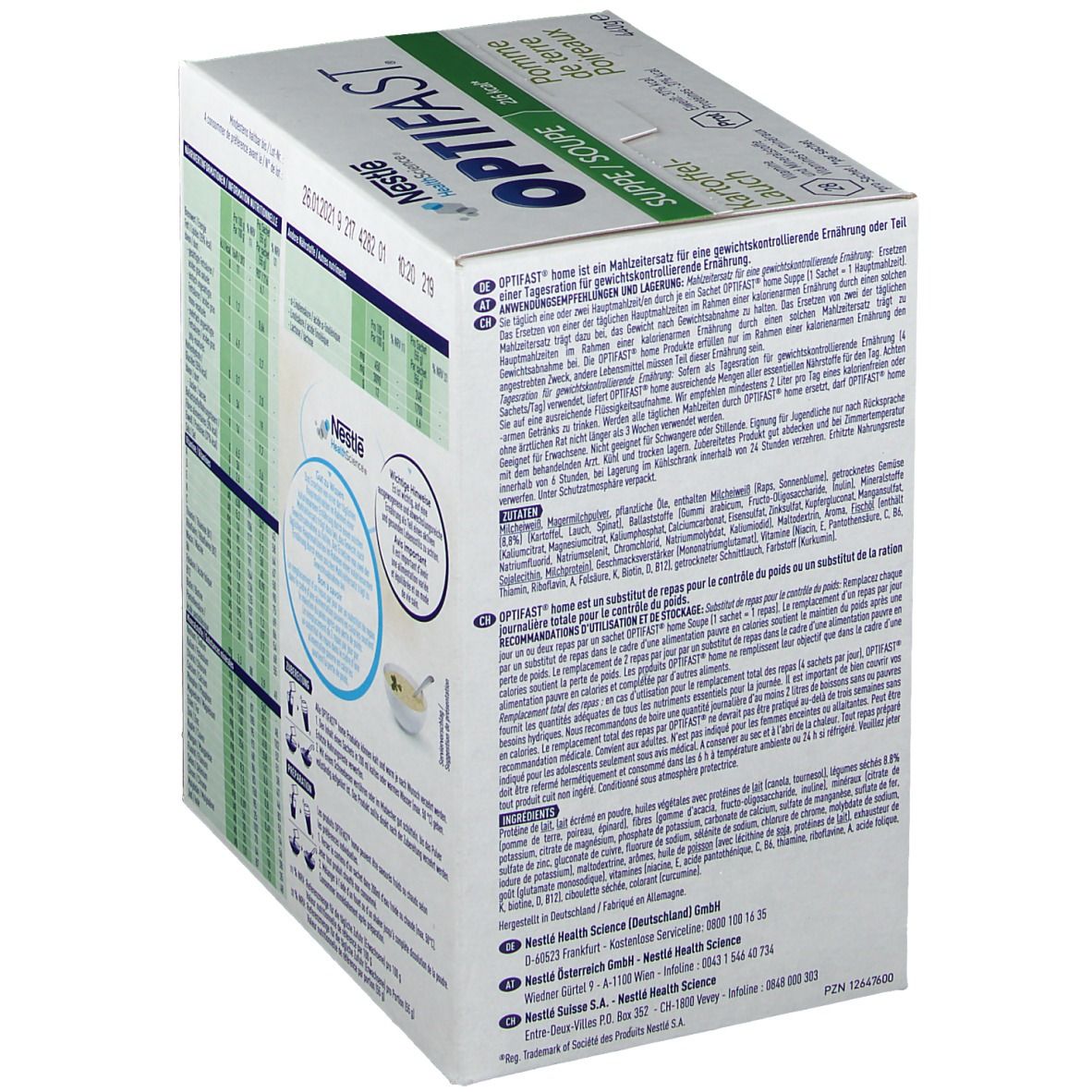 OPTIFAST® home Suppen Kartoffel-Lauch