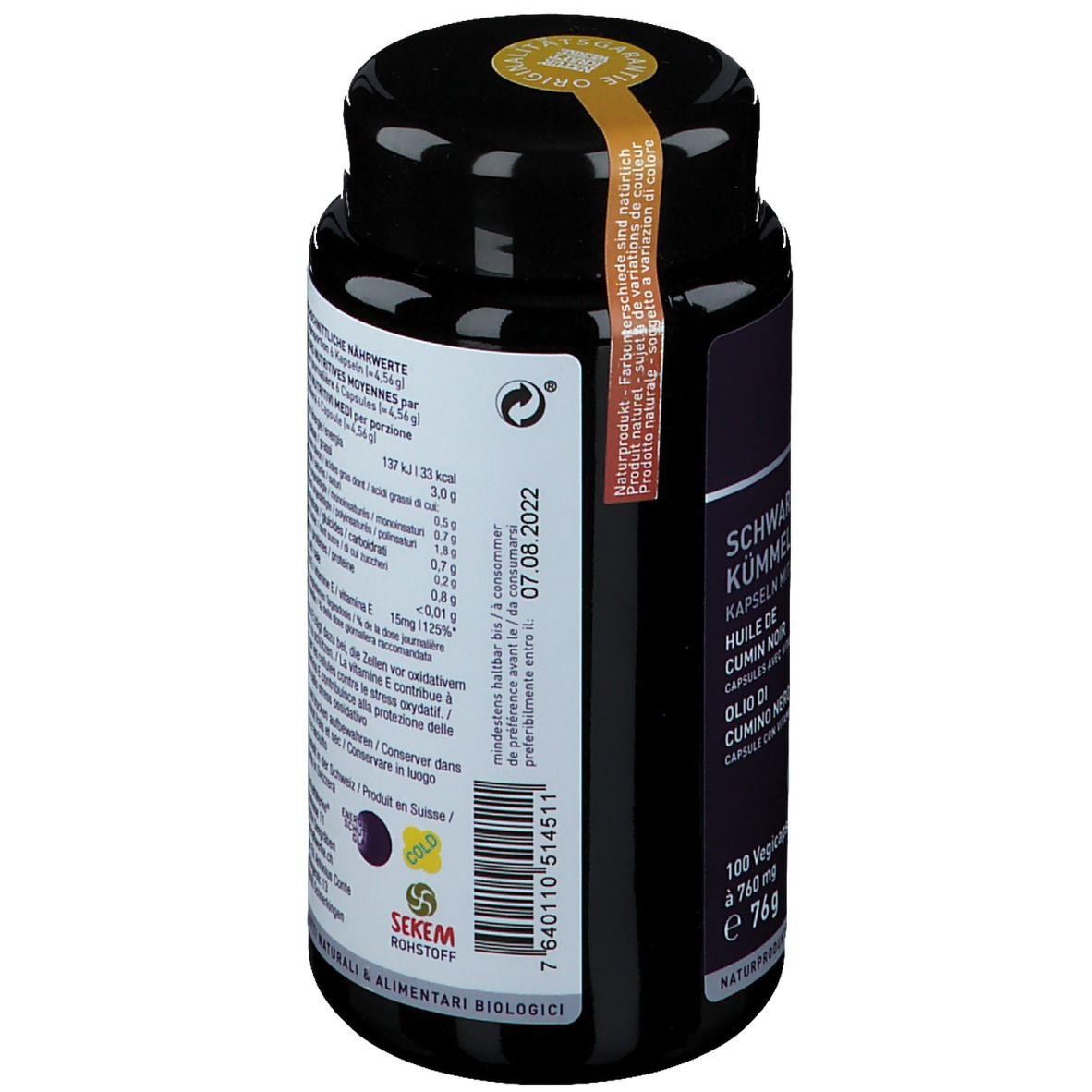 SCHWARZKÜMMELÖL Kapseln