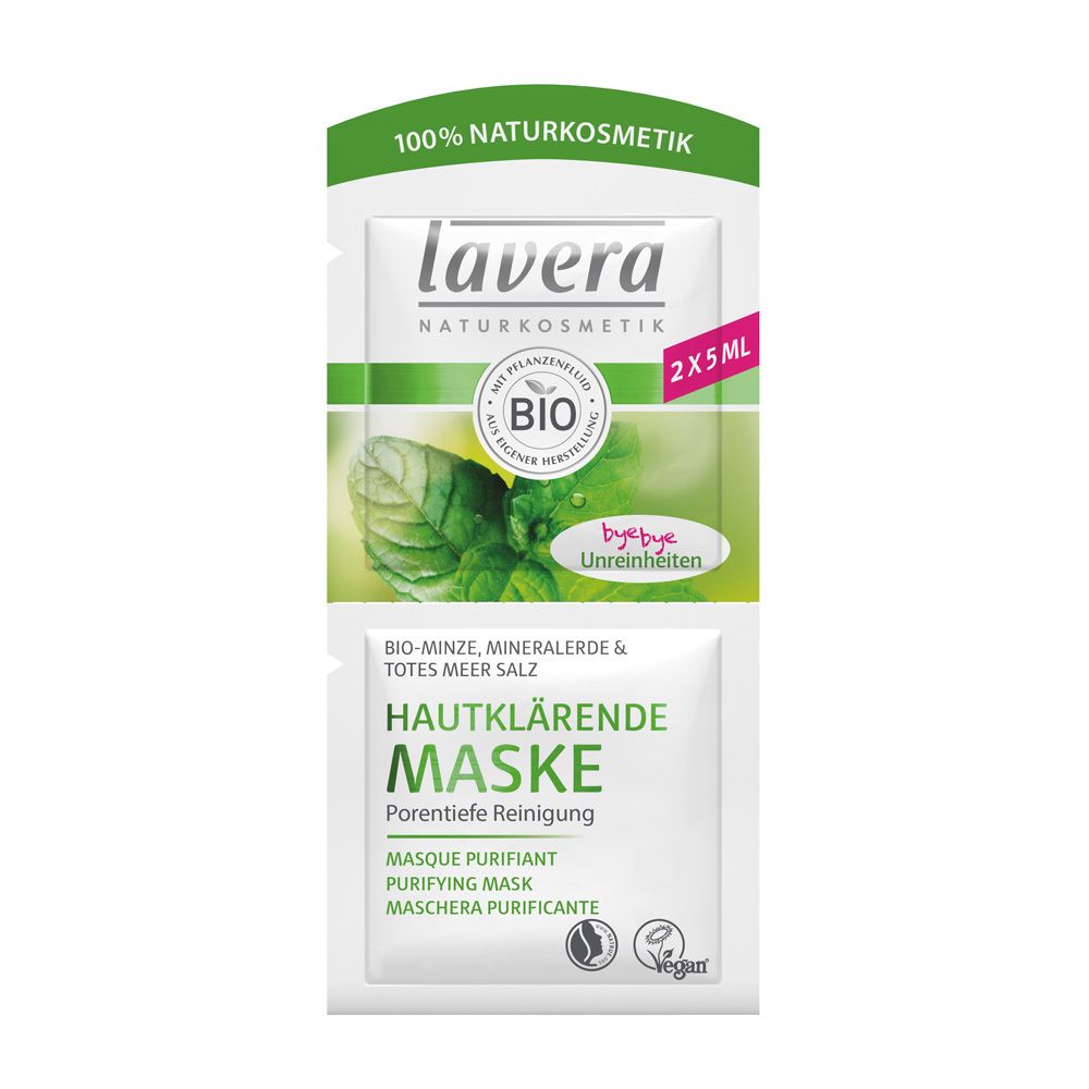 lavera Hautklärende Maske Minze