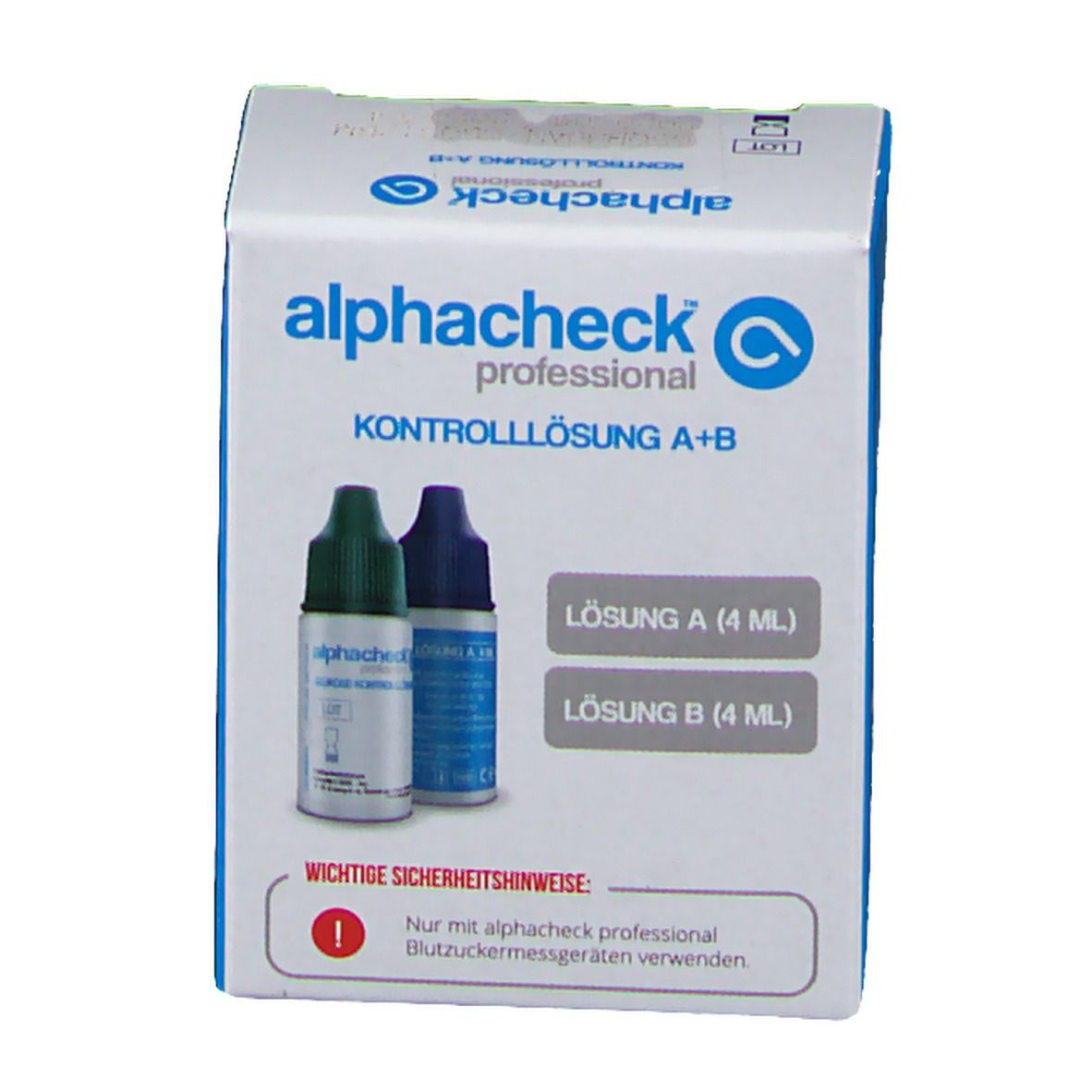 alphacheck professional Kontrolllösung A + B