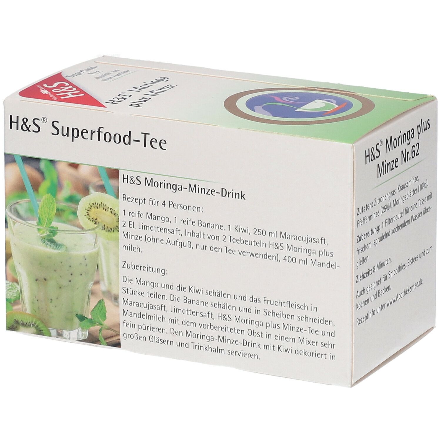 H&S® Superfood-Tee Moringa plus Minze