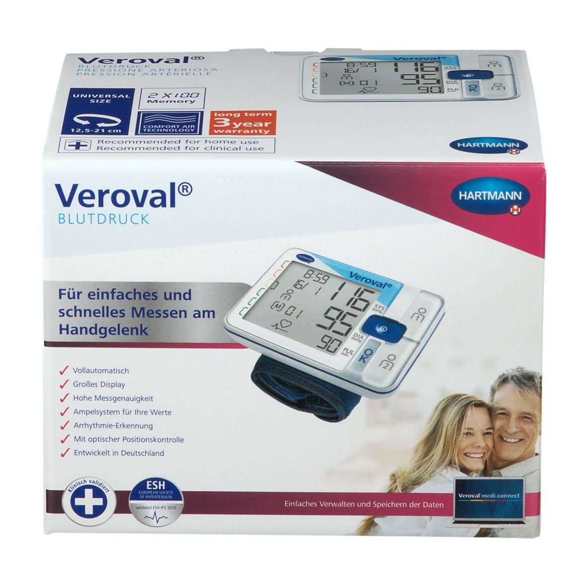 Veroval® Handgelenk-Blutdruckmessgerät