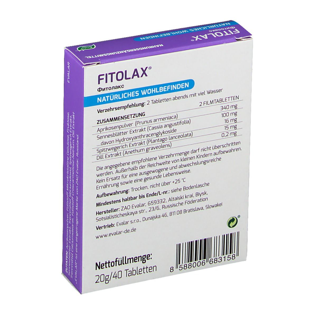 FITOLAX® Natürliches Wohlbefinden