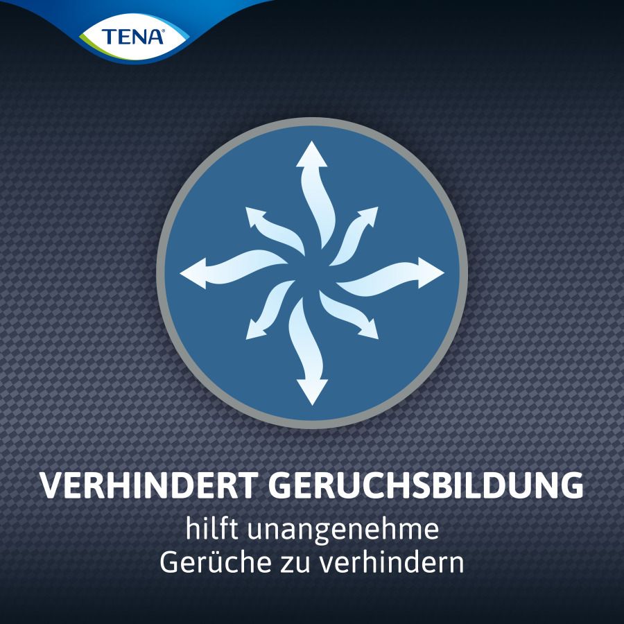 Verhindert Geruchsbildung. Hilft unangenehme Gerüche zu verhindern. Blaue Pants.