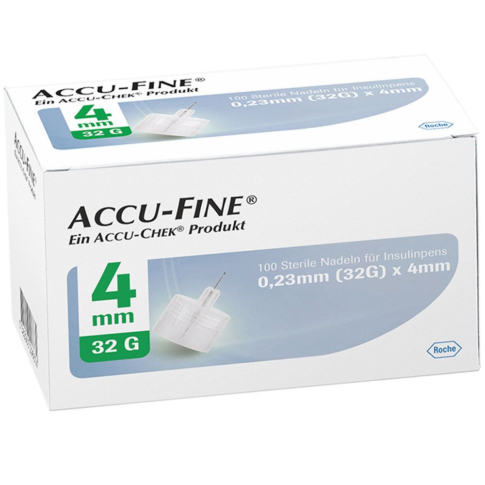 ACCU FINE® sterile Nadeln 4 mm (32G)