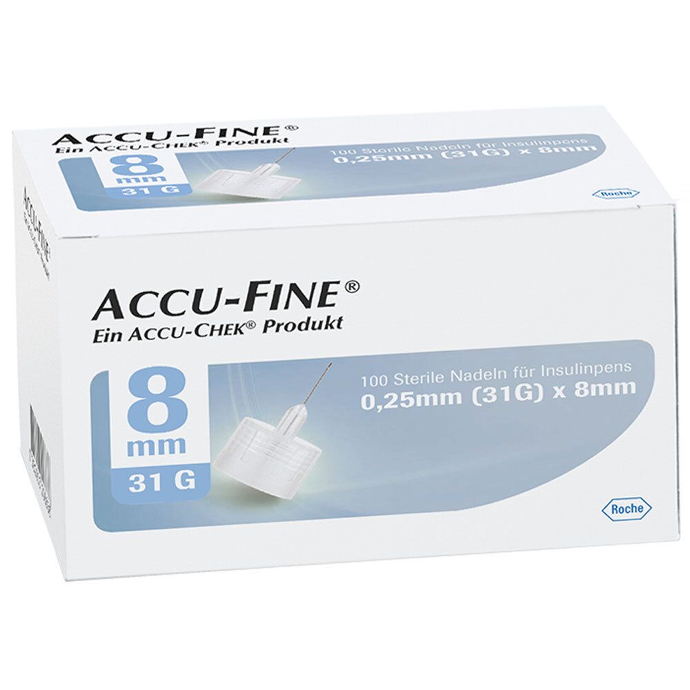 ACCU-FINE® sterile Nadeln 8 mm (31G)