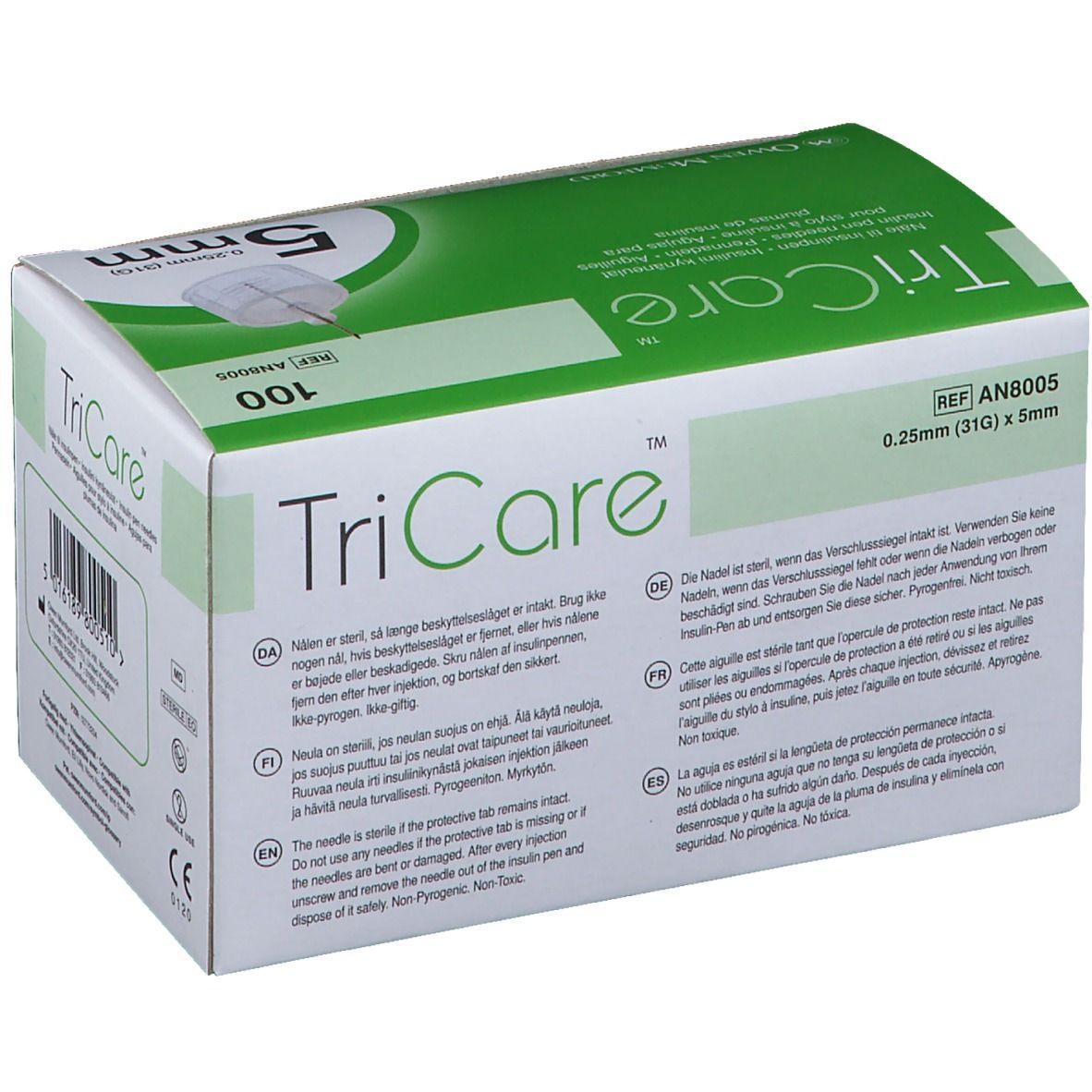 TriCare Pen-Nadeln 5 mm 0.25 mm 31G