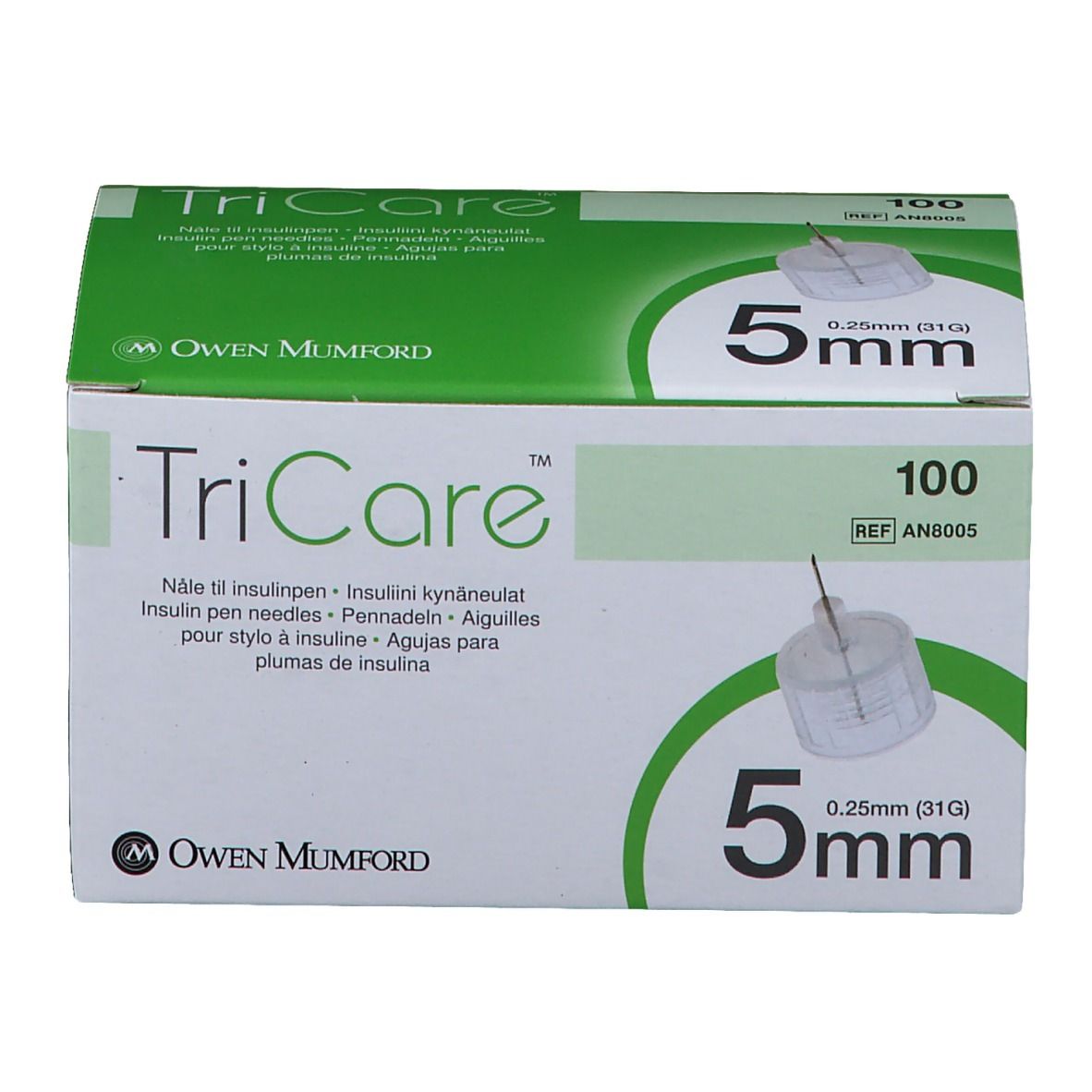 TriCare Pen-Nadeln 5 mm 0.25 mm 31G