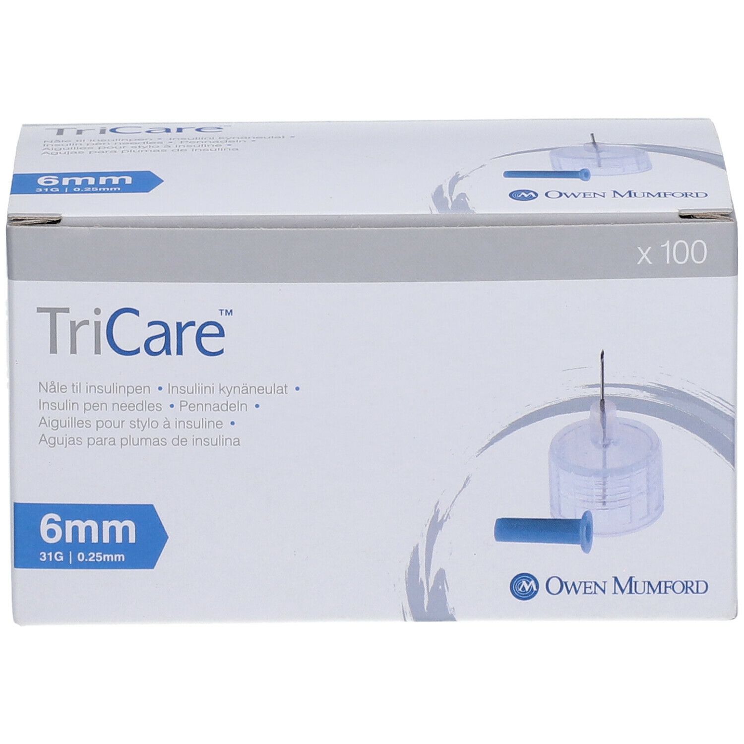 TriCare Pen-Nadeln 6 mm 0.25 mm 31G