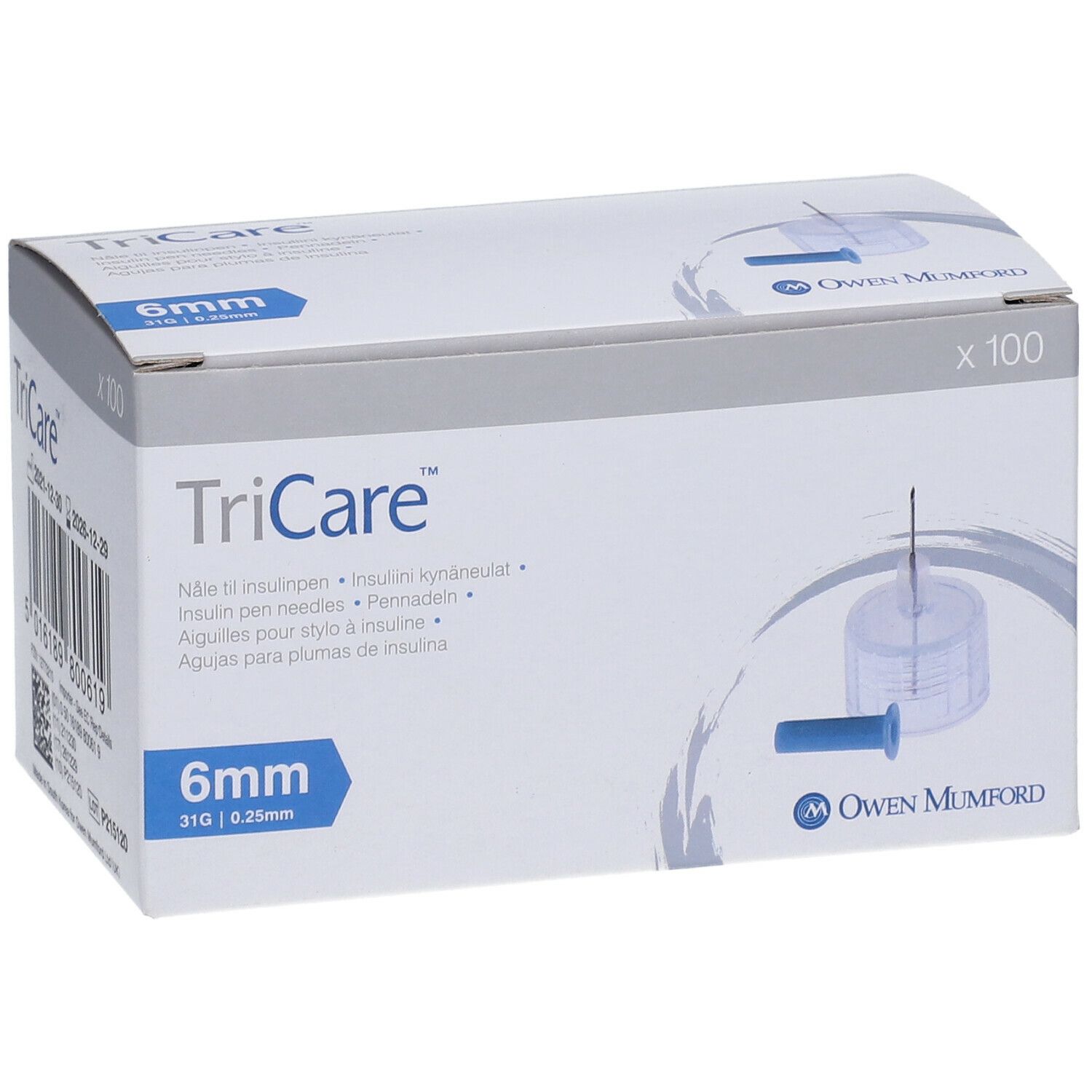 TriCare Pen-Nadeln 6 mm 0.25 mm 31G