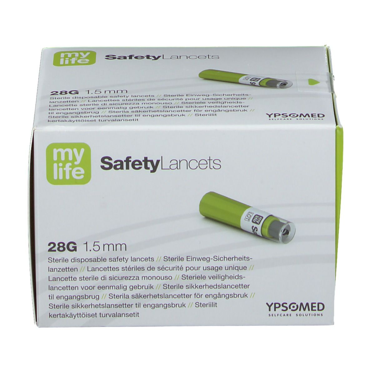 mylife SafetyLancets Comfort Sicherheitsnadeln 28G 1,5 mm