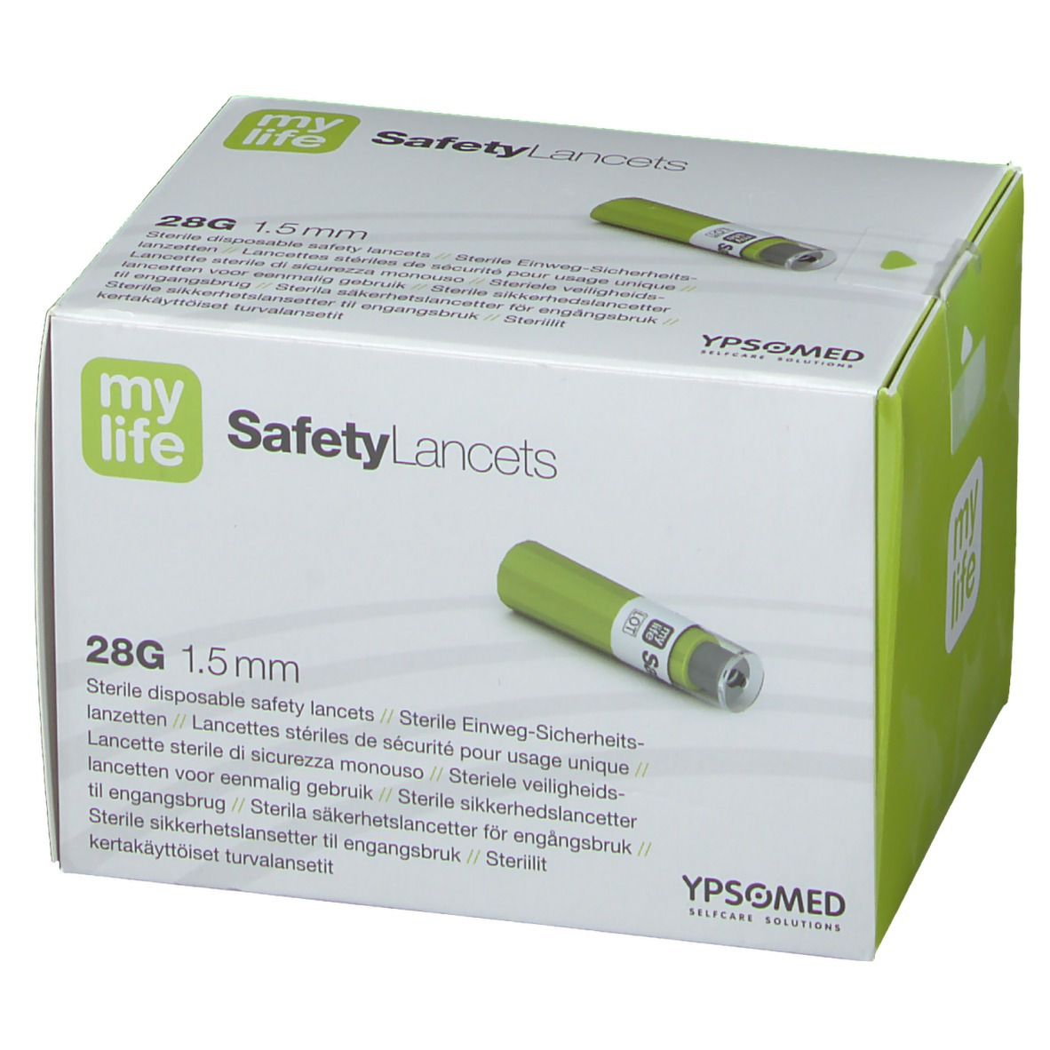 mylife SafetyLancets Comfort Sicherheitsnadeln 28G 1,5 mm