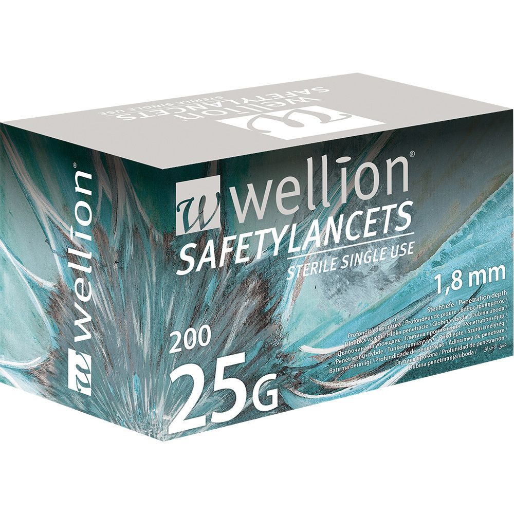 Wellion Safetylancets 25 G 1,8 mm