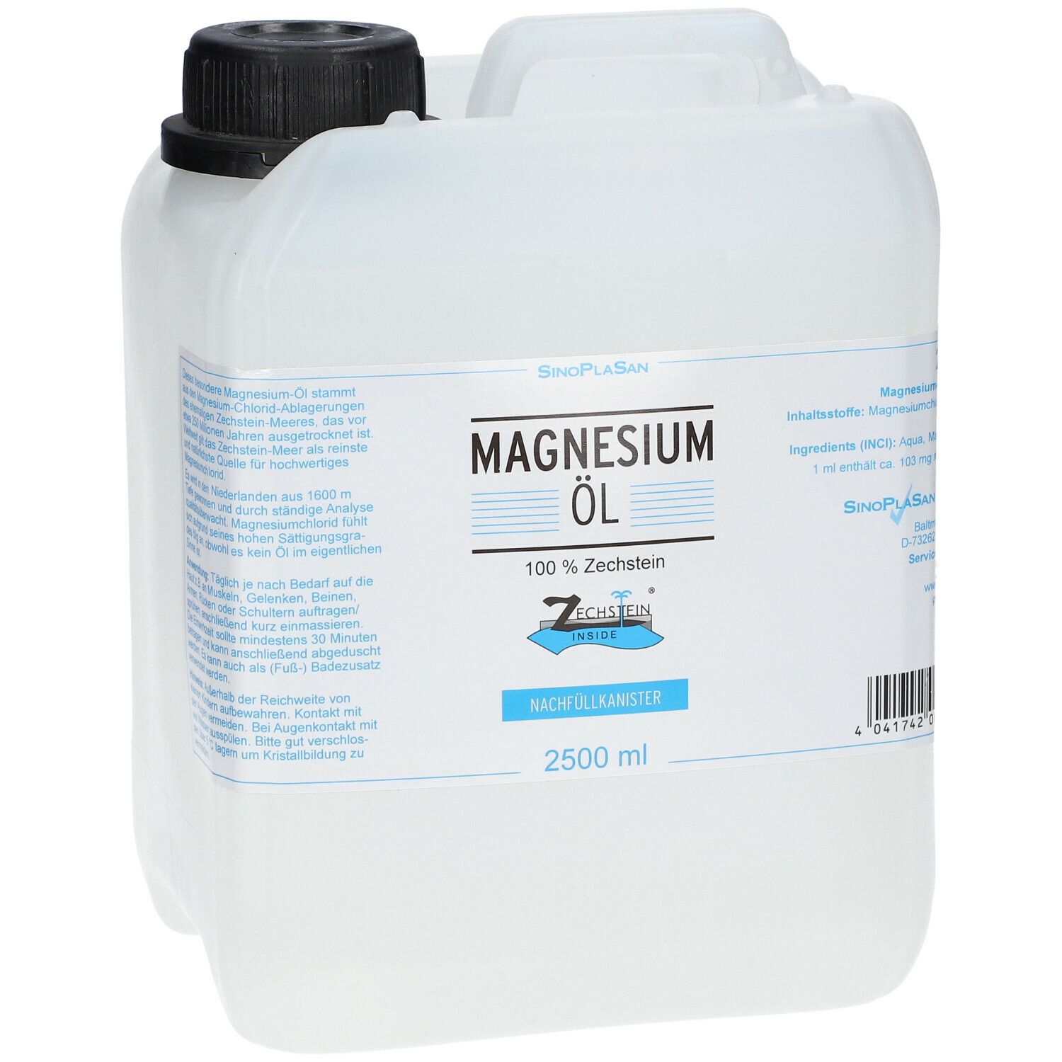 Magnesium-Öl 100 % Zechstein