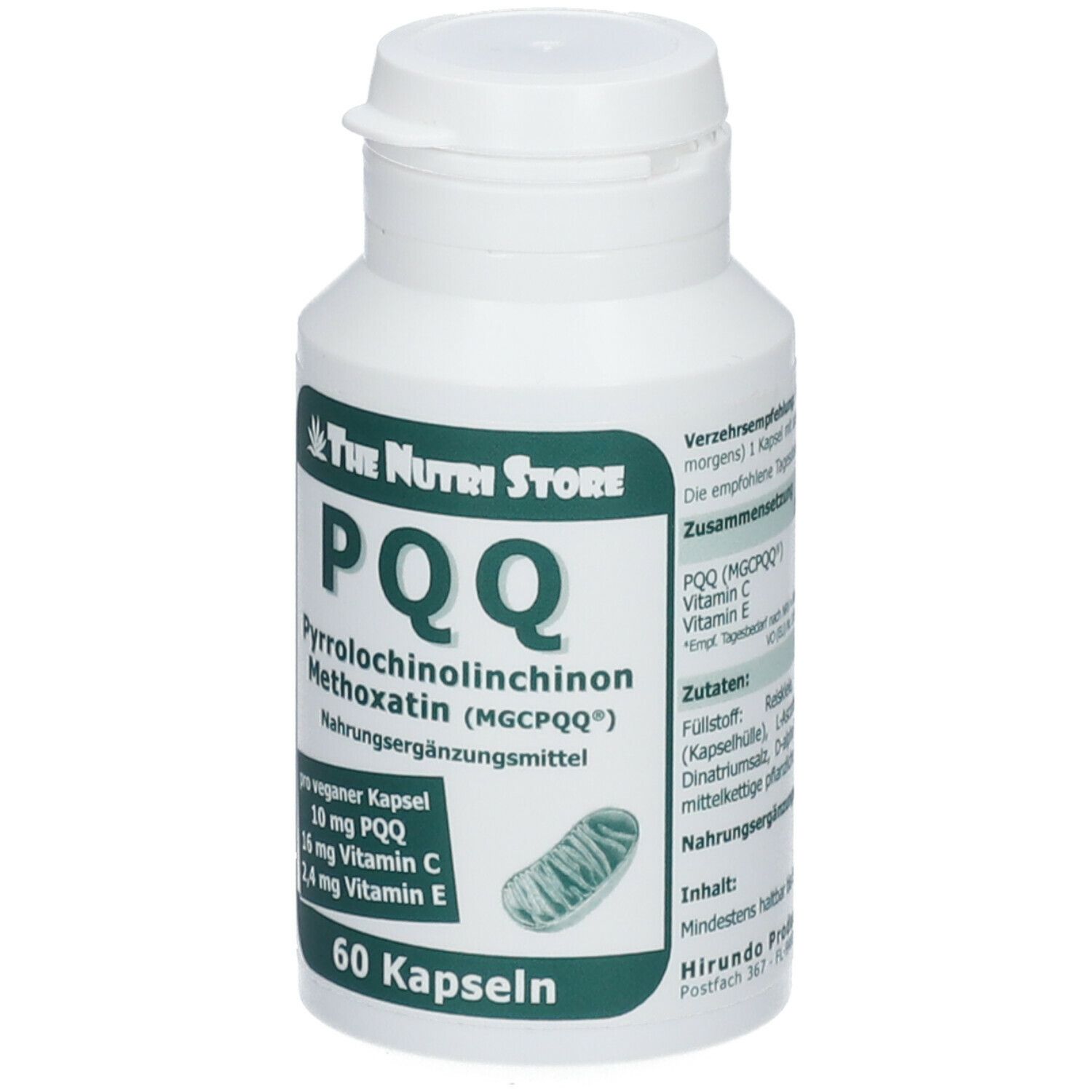 THE NUTRI STORE PQQ 10 mg