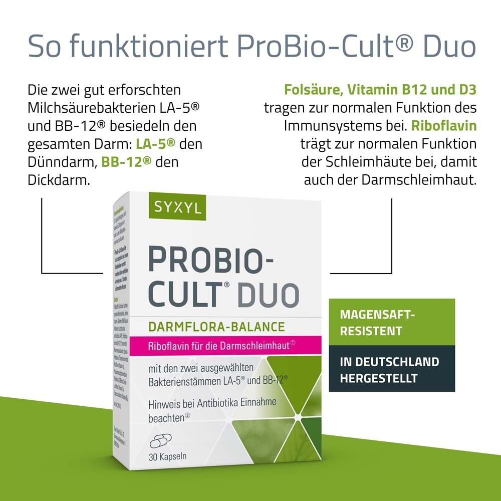 SYXYL PROBIO-CULT® DUO zurtäglichen Darmpflege