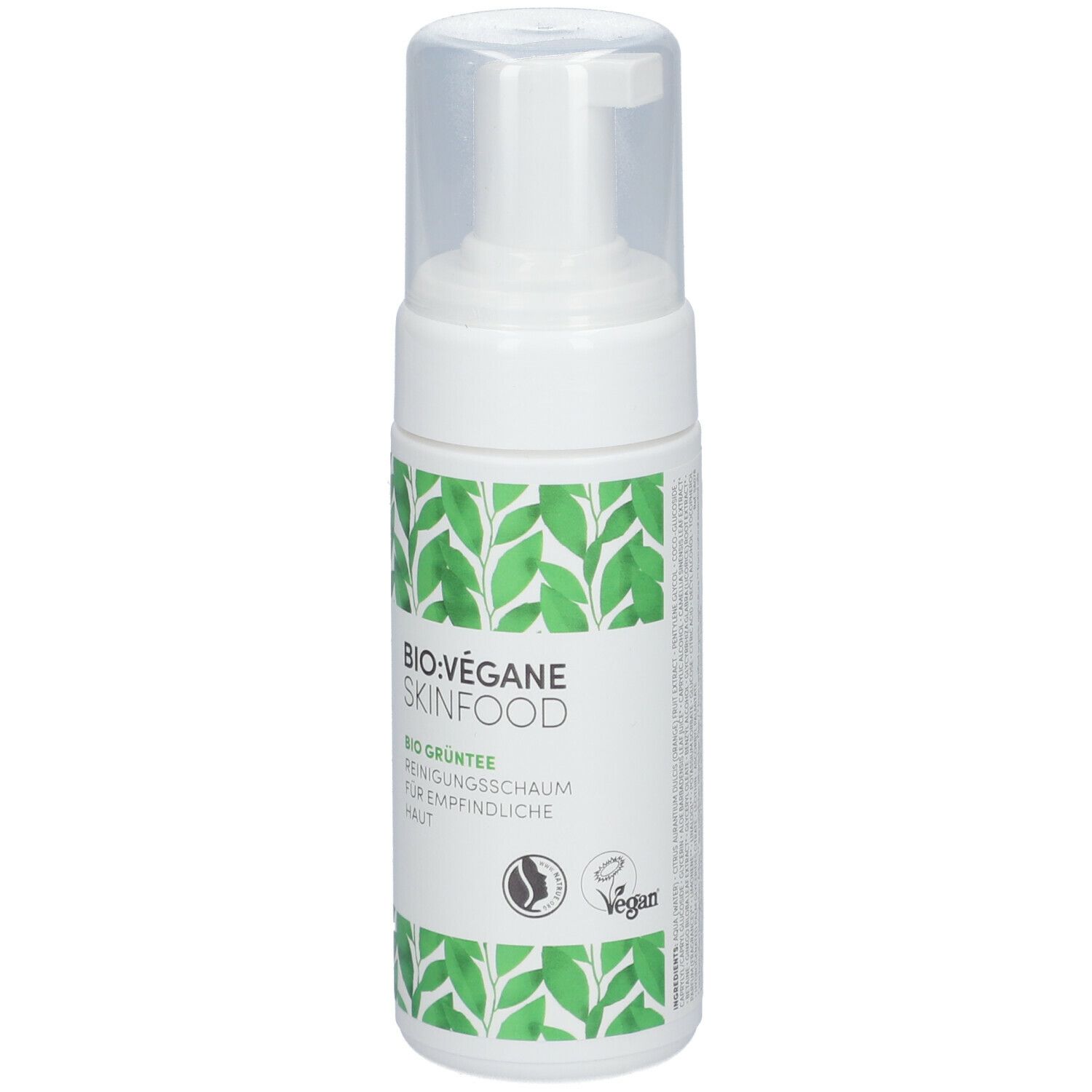 BIO VÉGANE SKINFOOD BIO GRÜNTEE Reinigungsschaum