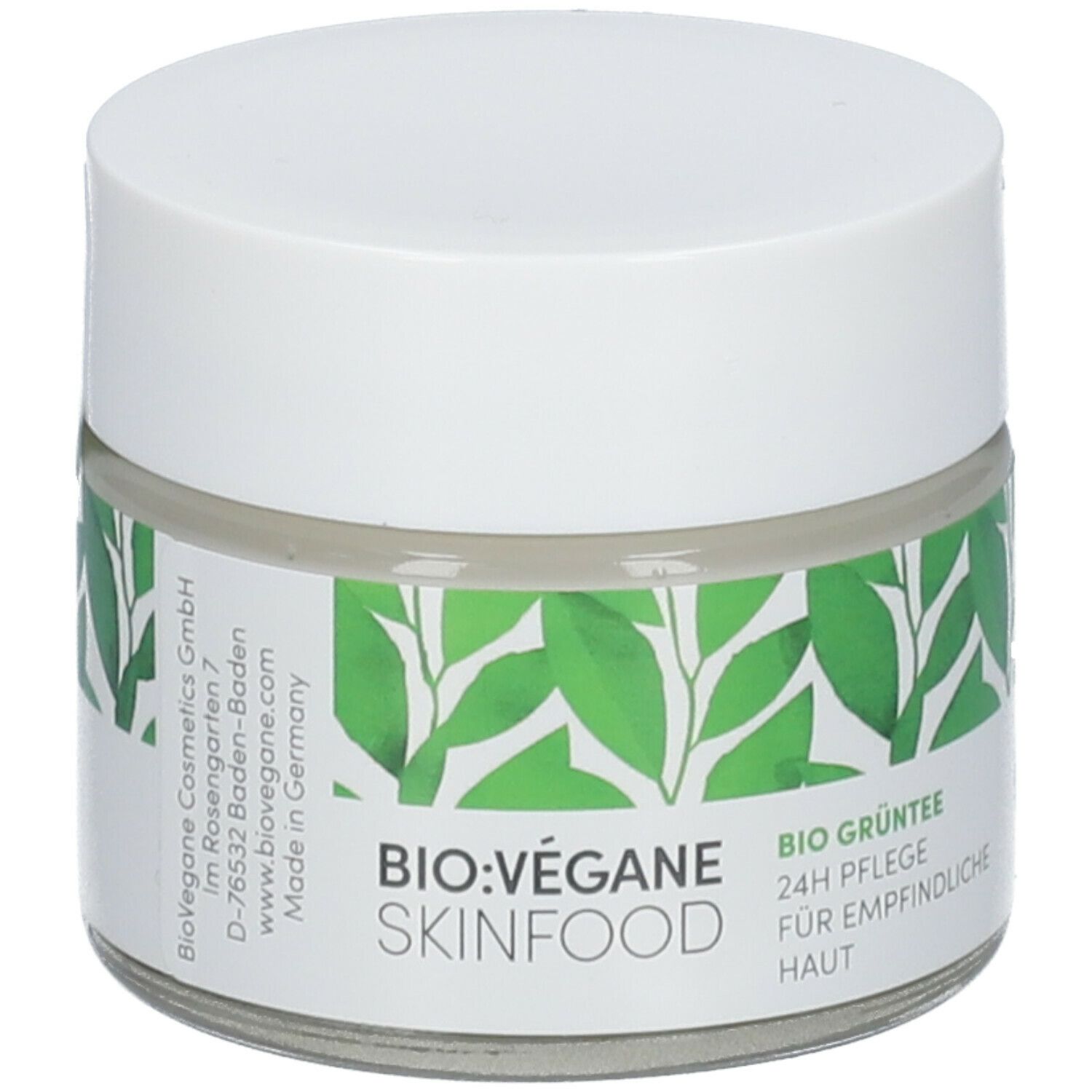 BIO VÉGANE SKINFOOD BIO GRÜNTEE 24h Pflege