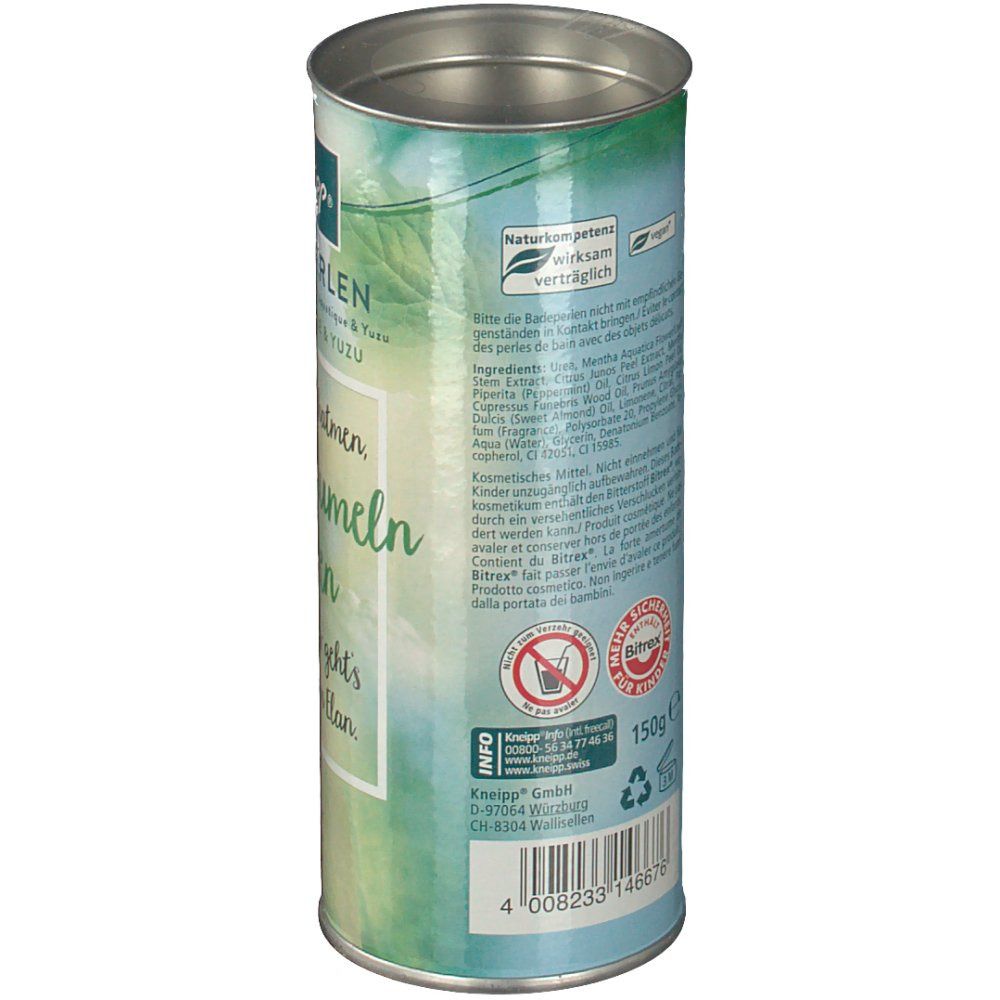 Kneipp® Badeperlen Seele baumeln lassen Wasserminze & Yuzu