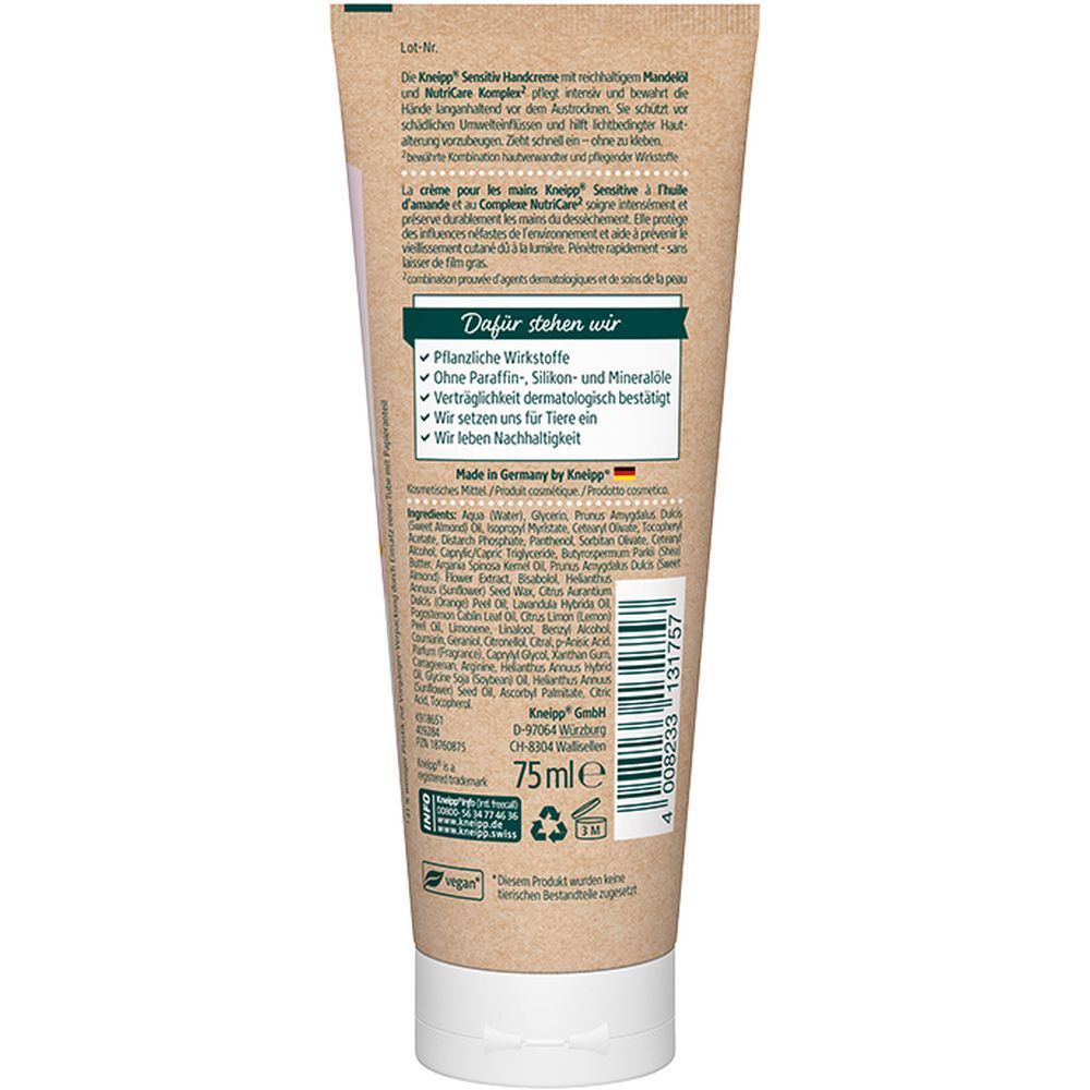 Kneipp® Beruhigende Pflege Sensitiv Handcreme