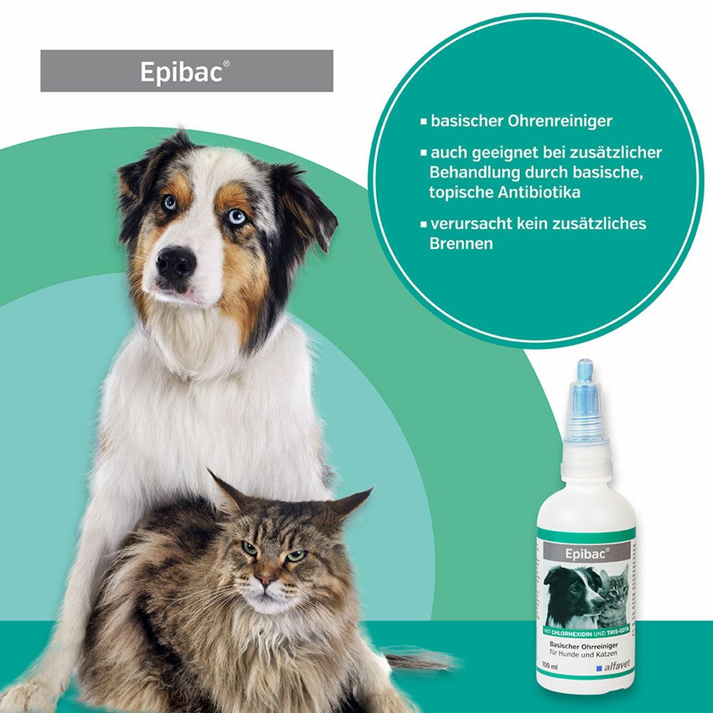 Epibac® Ohrenreiniger für Hunde und Katzen