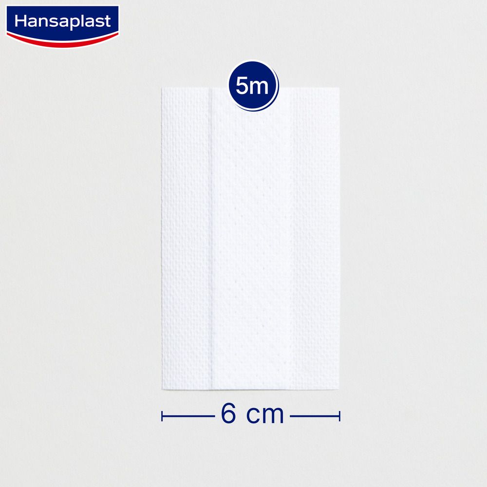 Hansaplast Sensitive Pflaster 5 m x 6 cm