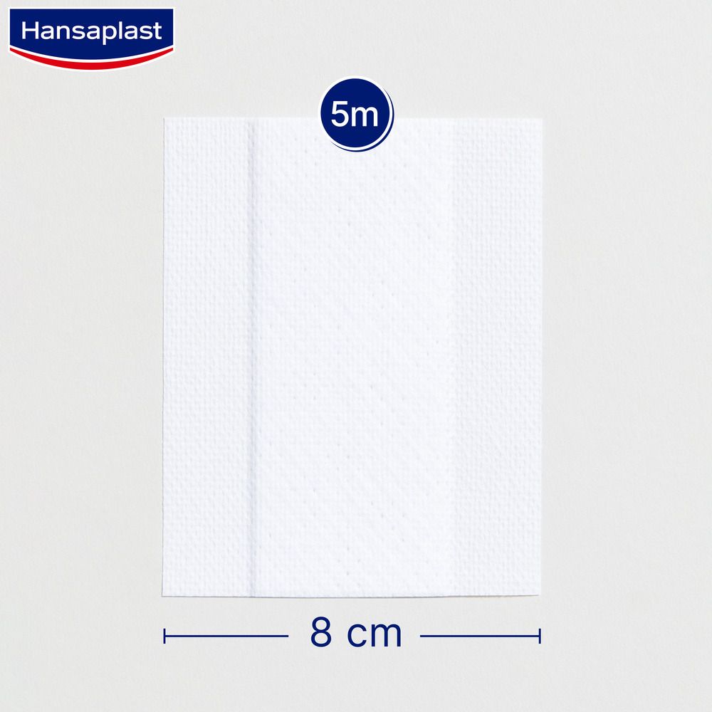 Hansaplast Sensitive Pflaster 5 m x 8 cm