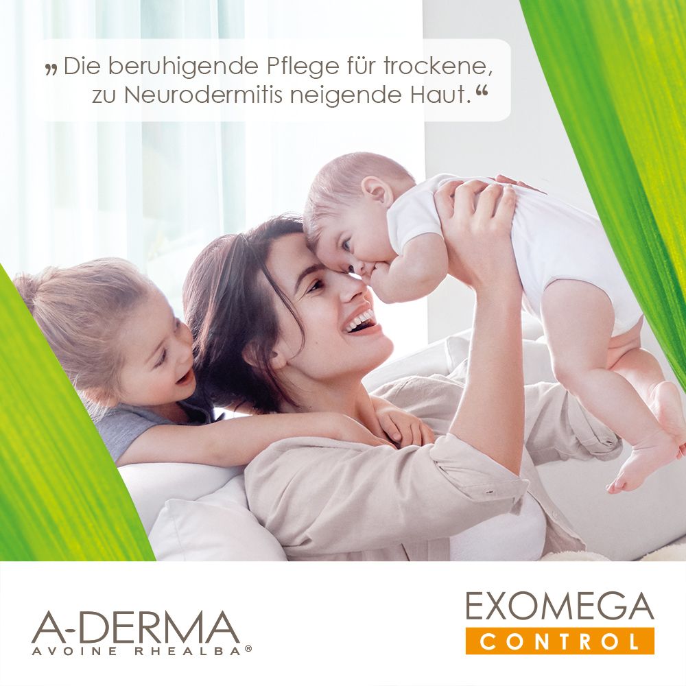 A-DERMA EXOMEGA Control Geschmeidigmachendes Reinigungsgel 2 in 1