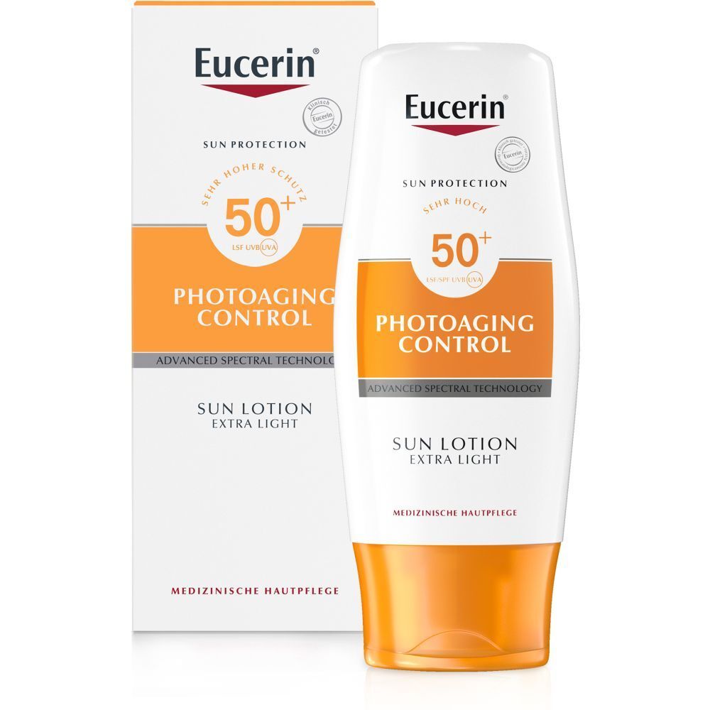 Eucerin Photoaging Control Sun Lotion Extra Light Lsf 50 Sehr Hoher Sonnenschutz Hilft Gegen 0225