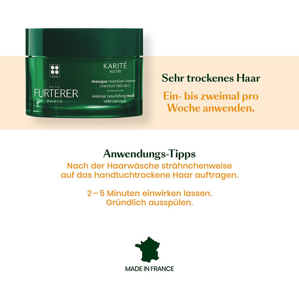 RENE FURTERER Karite Nutri Intensiv-Nährende Haarmaske