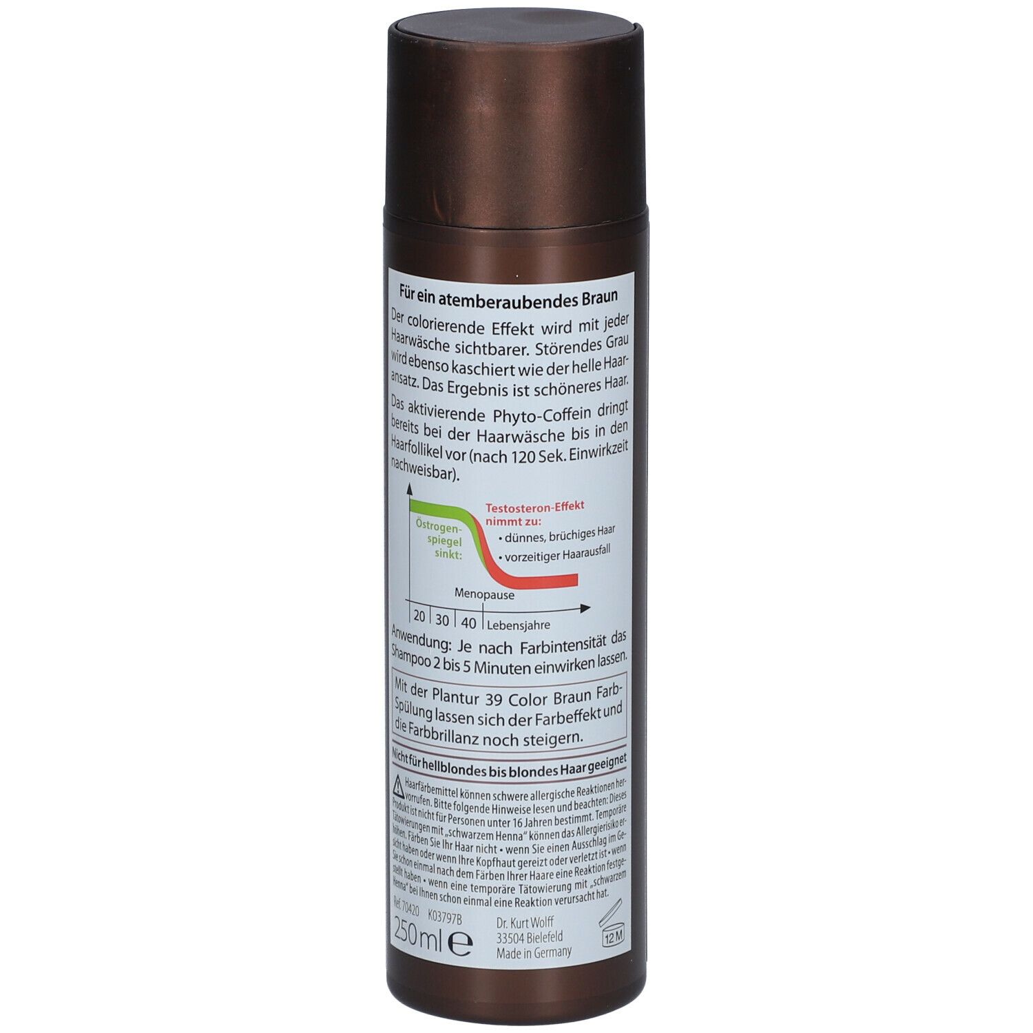 PLANTUR 39 Color Braun Phyto-Coffein-Shampoo