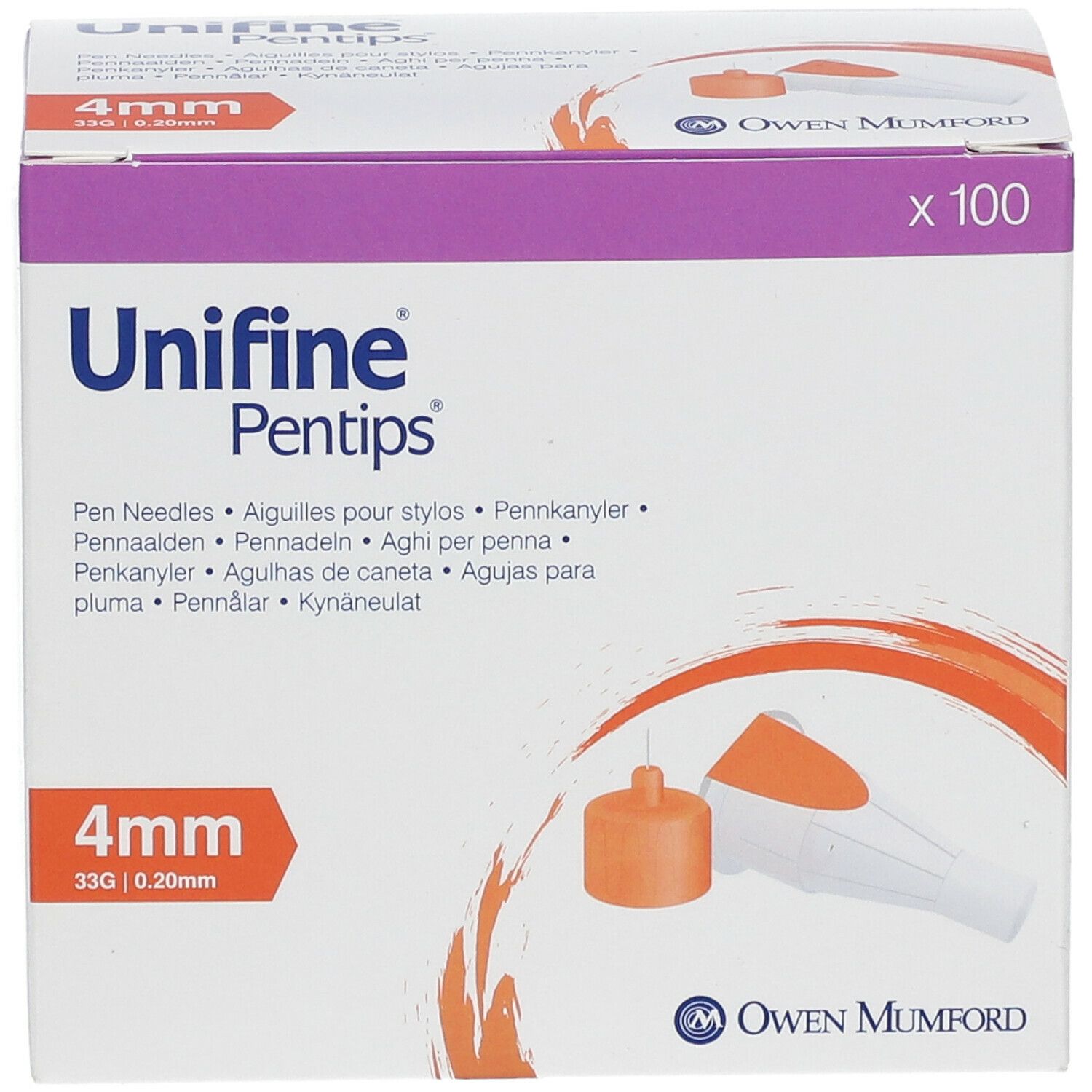 Unifine® Pentips® 33 G 4 mm