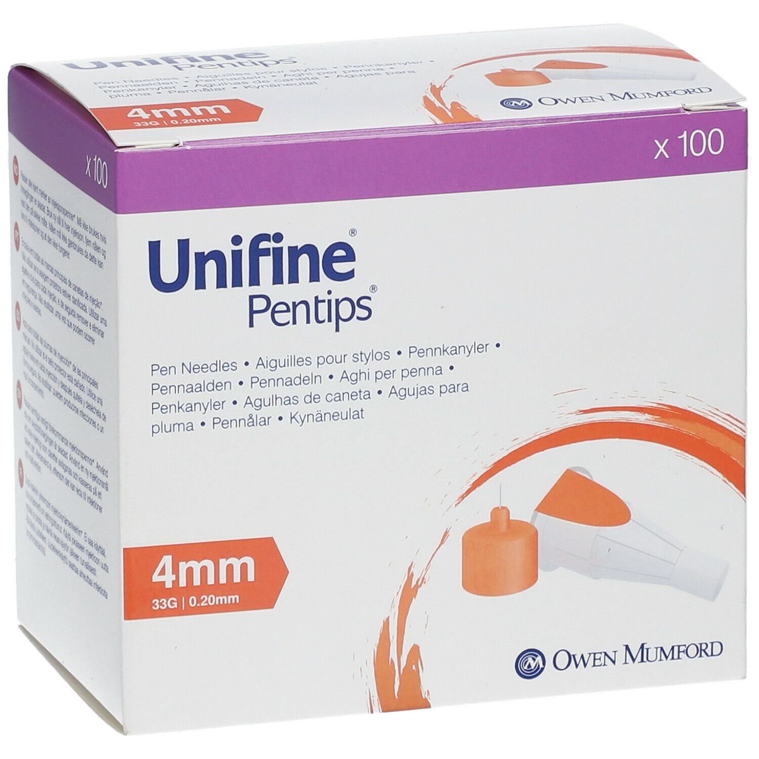 Unifine® Pentips® 33 G 4 mm