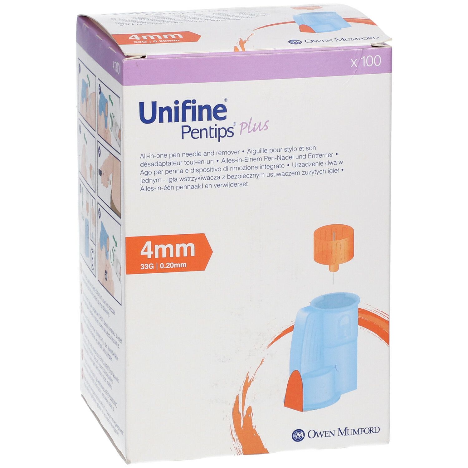 Unifine® Pentips® Plus 33 G 4 mm