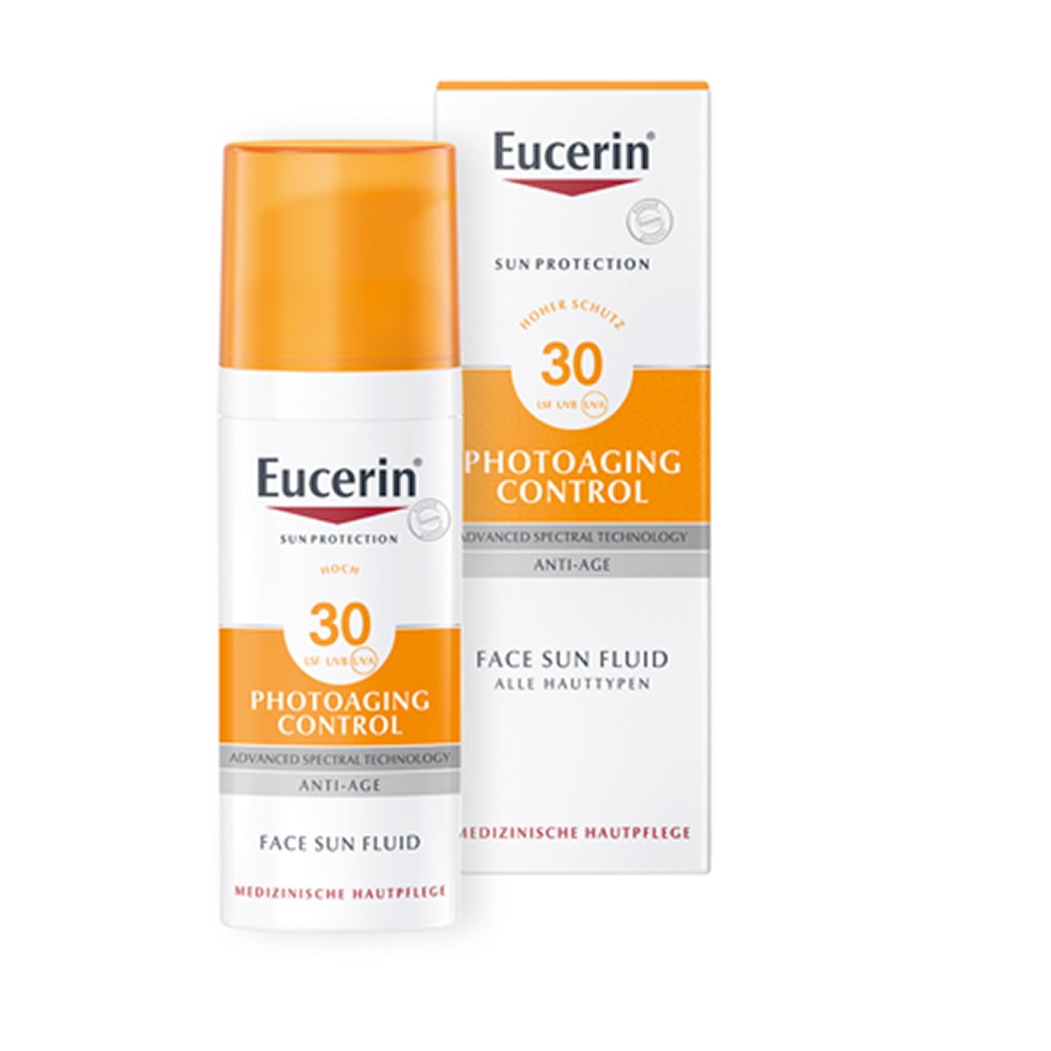 Eucerin® Photoaging Control Face Sun Fluid LSF 30 – hoher Sonnenschutz hilft gegen Photoaging und reduziert Falten sichtbar