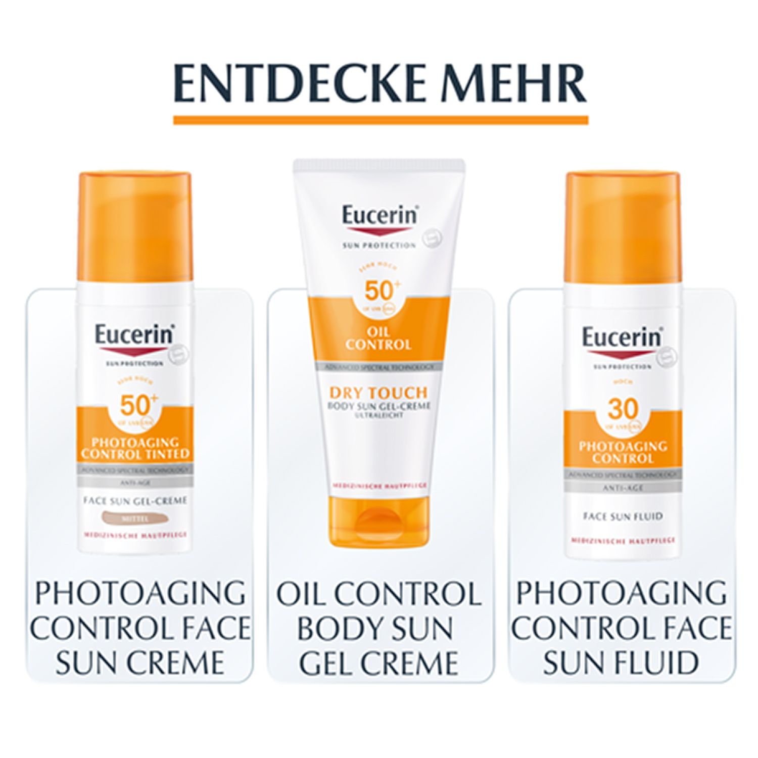 Eucerin® Photoaging Control Face Sun Fluid LSF 50 – hoher Sonnenschutz hilft gegen Photoaging und reduziert Falten sichtbar