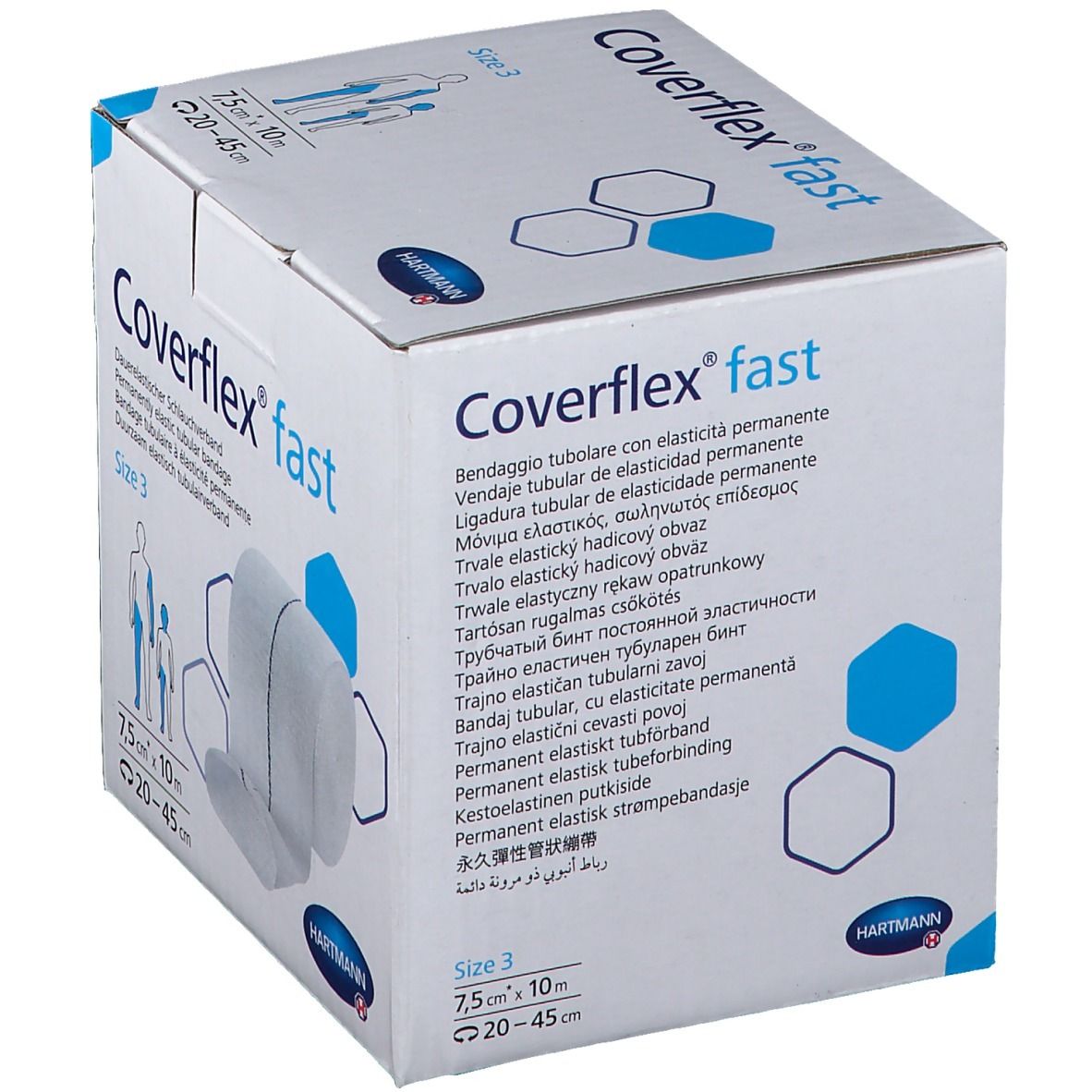 Coverflex® fast Gr.3 7,5 cm x 10 m weiß