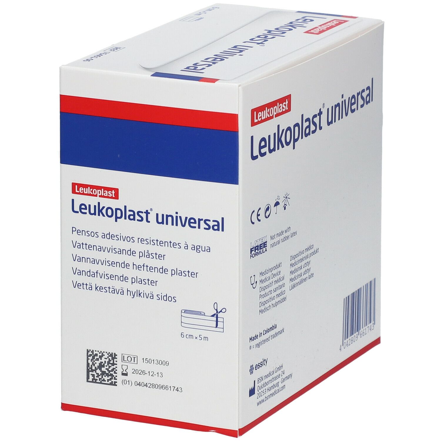 Leukoplast® Universal PFlaster wasserabweisend 6 cm x 5 m Rolle