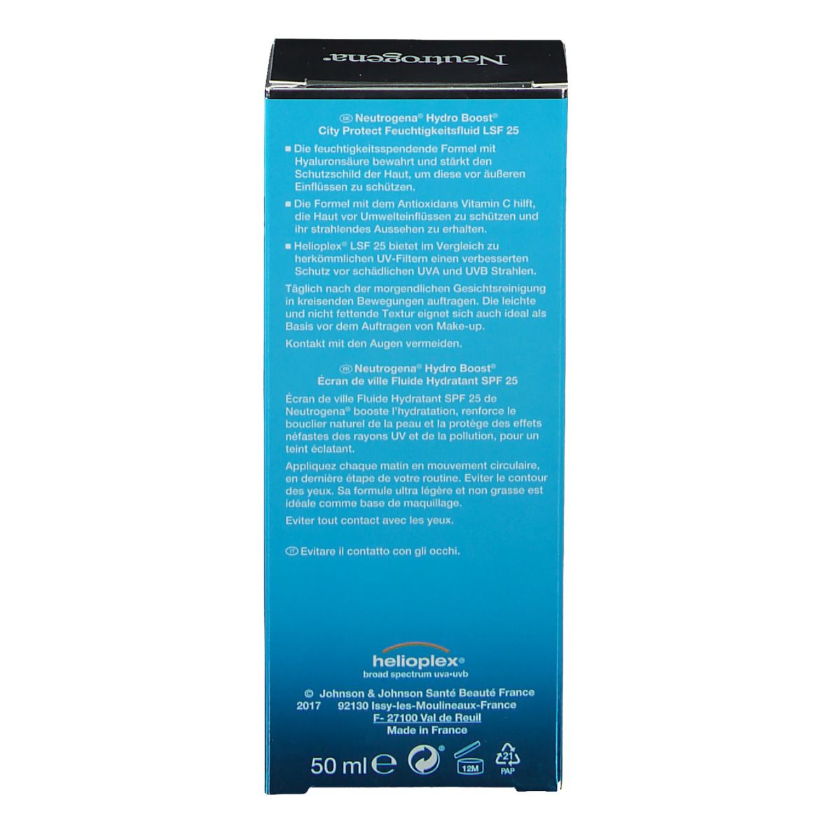 Neutrogena® Hydro Boost City Protect Feuchtigkeitsfluid LSF 25