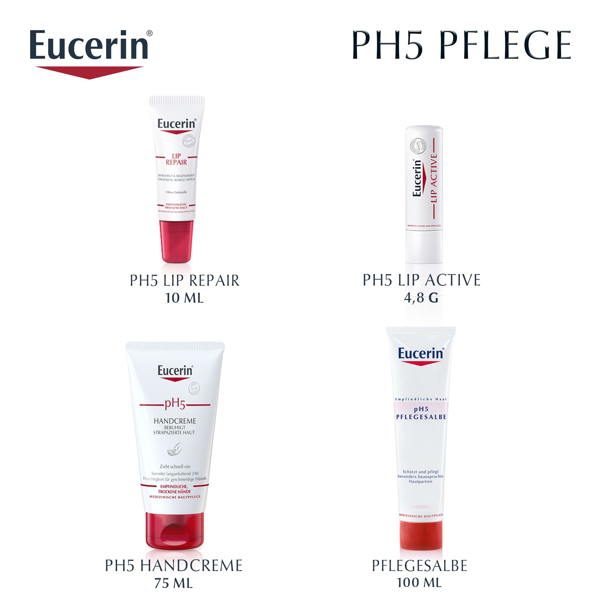 Eucerin pH5 Lotion – beruhigt strapazierte, empfindliche und trockene Haut & macht die Haut widerstandsfähiger
