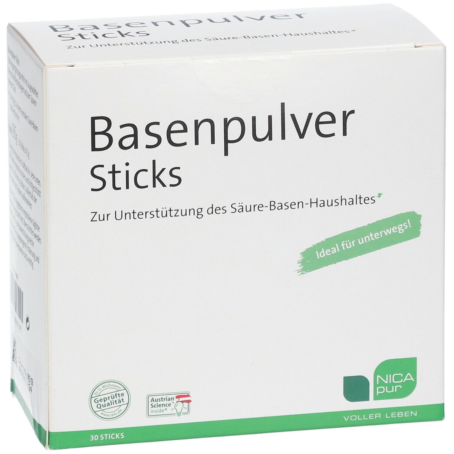 NICApur® Basenpulver Sticks