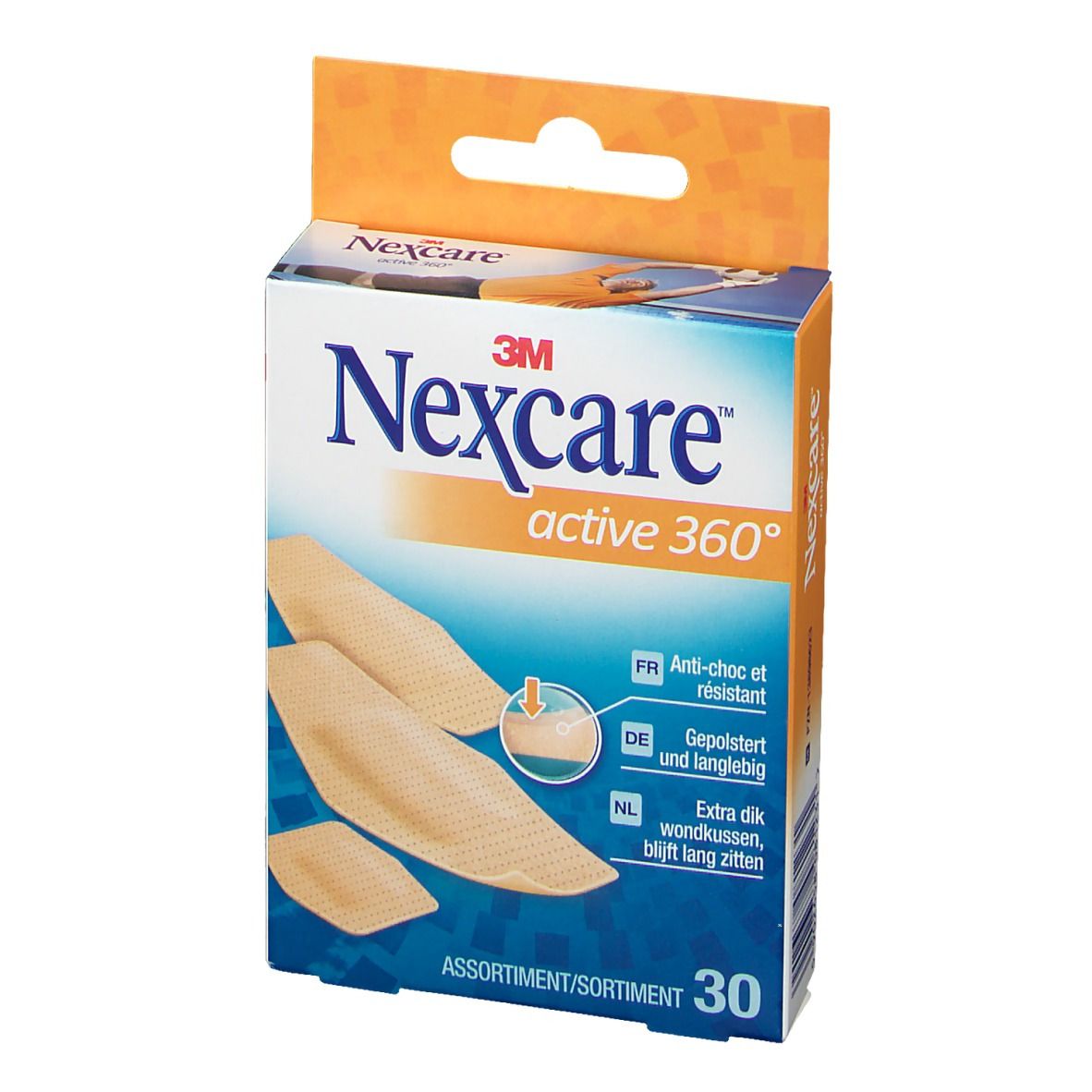 Nexcare™ Active 360° Pflaster beige steril
