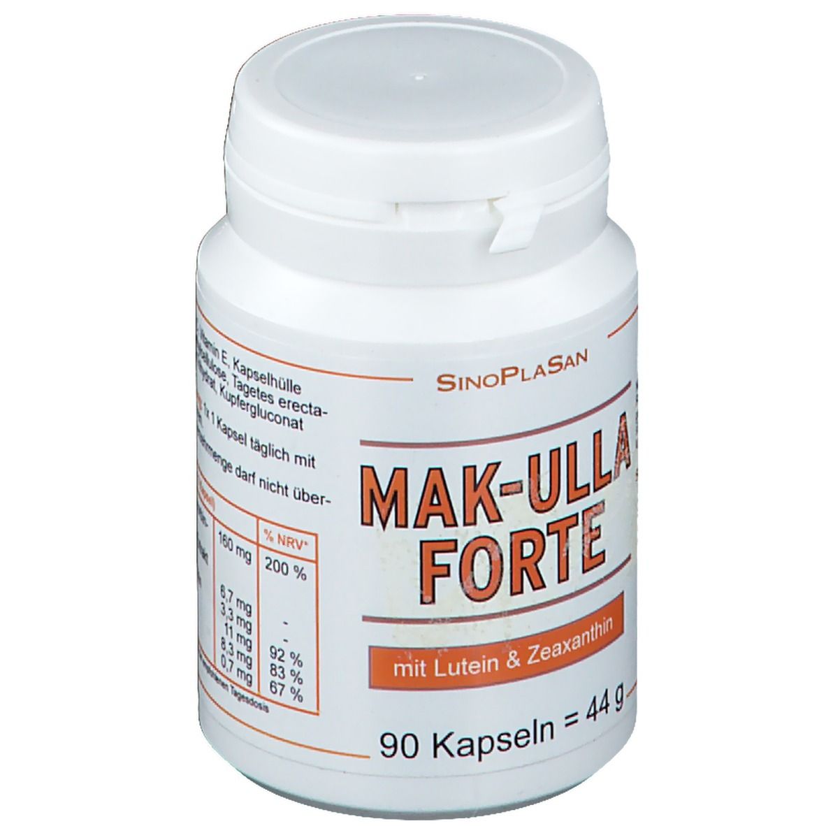 SinoPlaSan  Makula Forte Lutein / Zeaxanthin