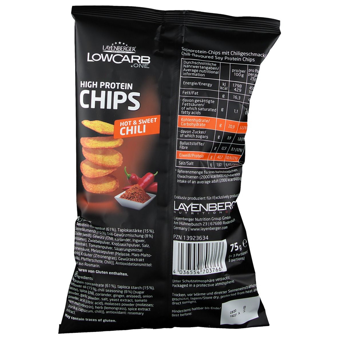 LAYENBERGER® High Protein Chips Hot&Sweet Chili