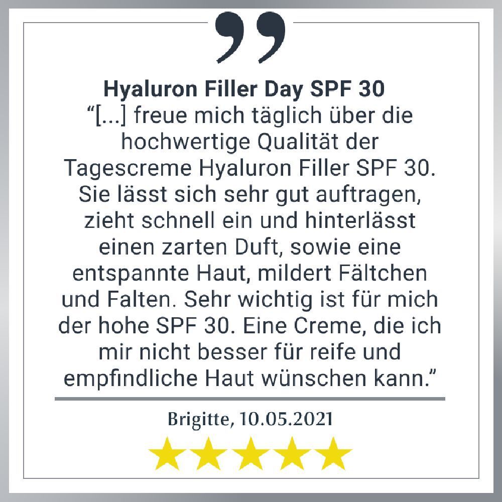 Eucerin Hyaluron-Filler Tagespflege mit LSF 30 – Glättet Falten & beugt lichtbedingter Hautalterung vor