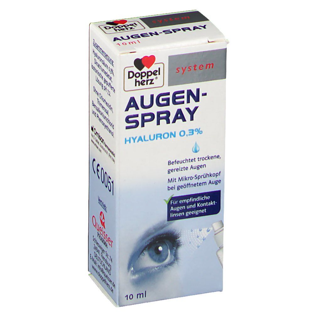 Doppelherz® system Augenspray Hyaluron 0,3 %