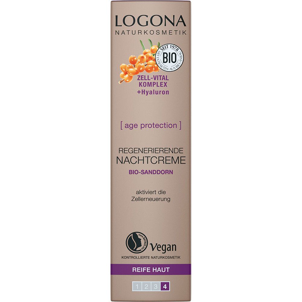 LOGONA Naturkosmetik Age Protection Regenerierende Nachtcreme