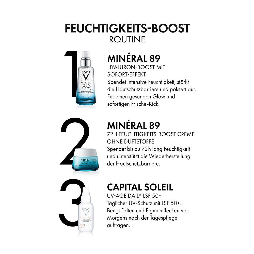 VICHY Minéral 89 Hyaluron-Boost mit Sofort-Effekt