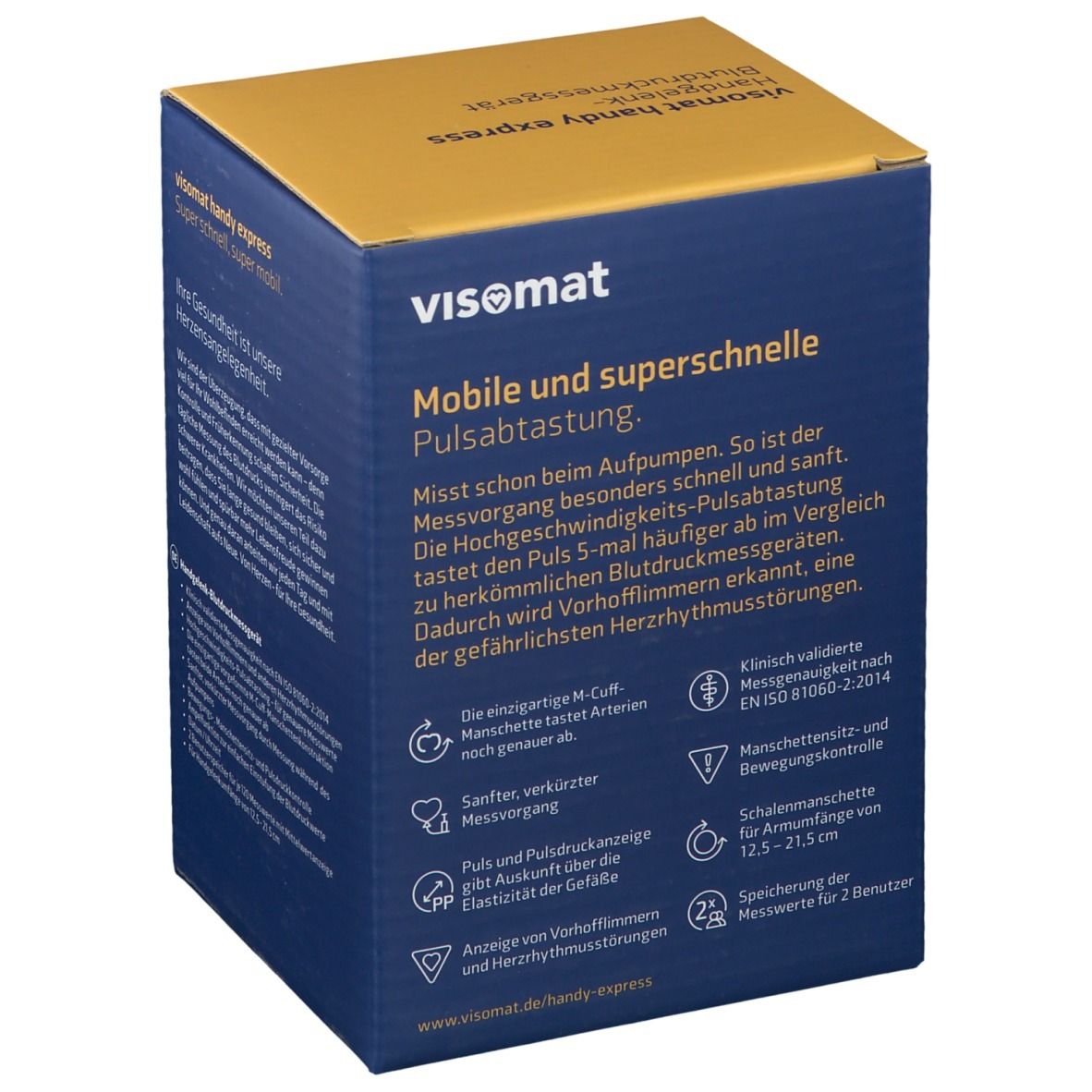 Visomat® Handy Express Vollautomatisches Blutdruckmessgerät 1 St - Shop ...