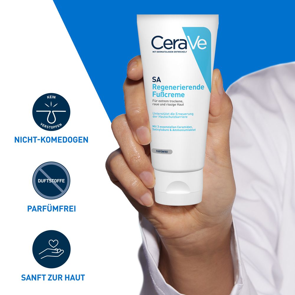 CeraVe feuchtigkeitsspendende Fußcreme